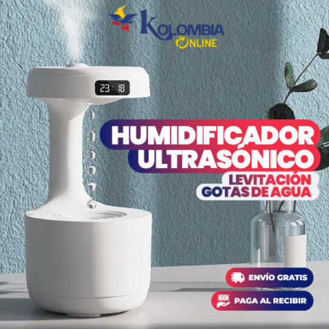 HUMIDIFICADOR ULTRASÓNICO CON LEVITACIÓN DE GOTAS DE AGUA