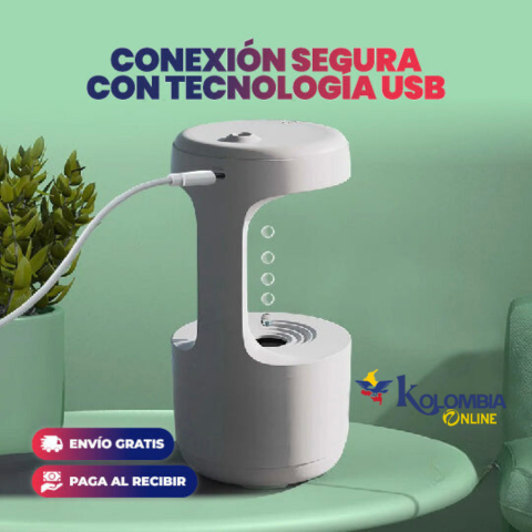 HUMIDIFICADOR ULTRASÓNICO CON LEVITACIÓN DE GOTAS DE AGUA