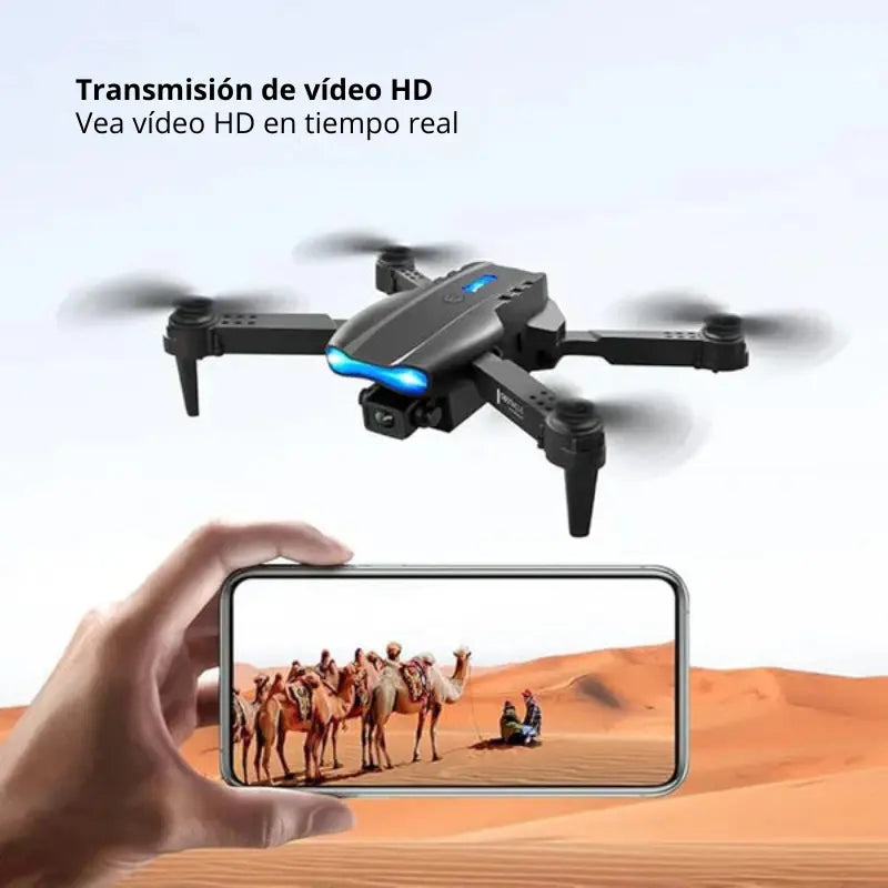 Dron PRO 4K WIFI + Control de Alta Definición - (BATERÍA Y ESTUCHE DE REGALO)